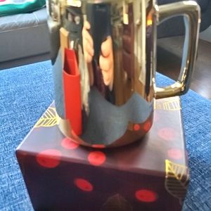 Starbucks gold 11 oz coffee mug